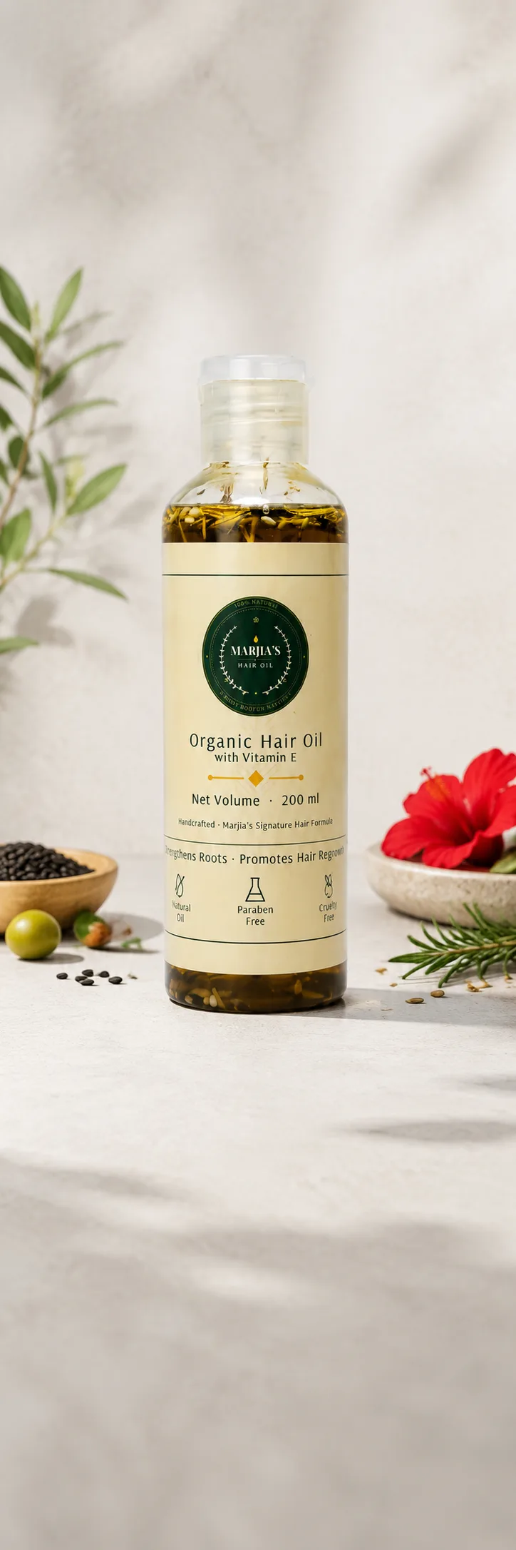 Marjia's Organic Hair Oil - 100ml